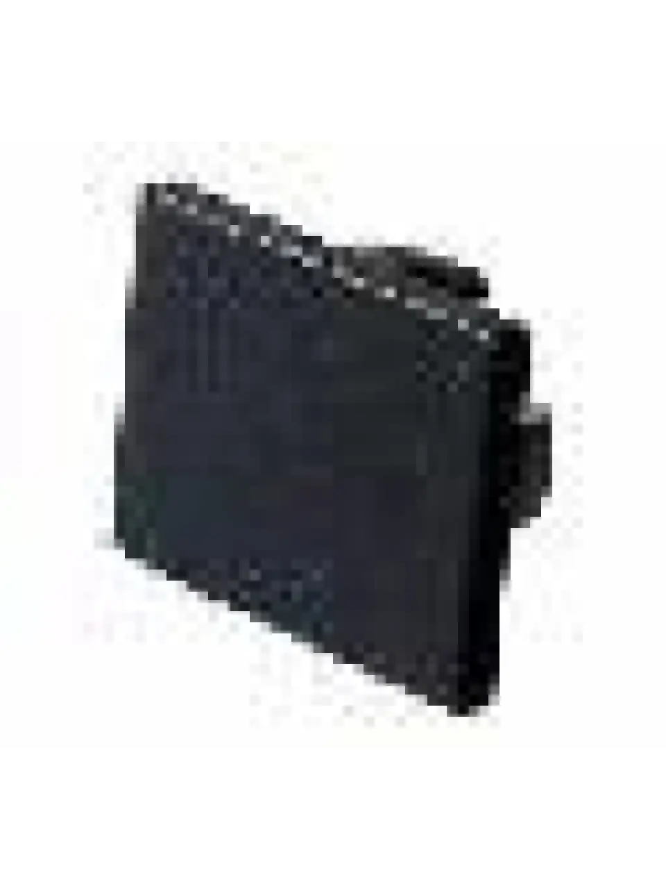 TH Blindabdeckungen schwarz 24x18mm